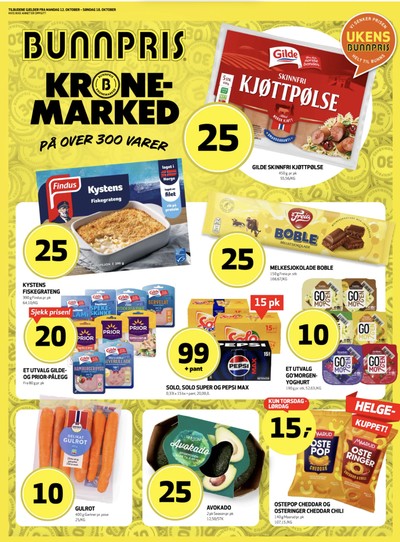 Bunnpris kundeavis i uke 42 side 1