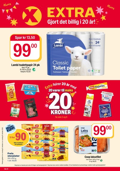 Coop Extra kundeavis i uke 42 side 1