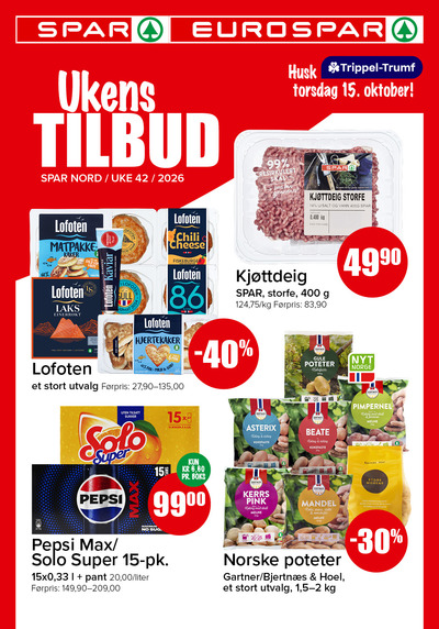 Spar - Eurospar kundeavis i uke 42 side 1