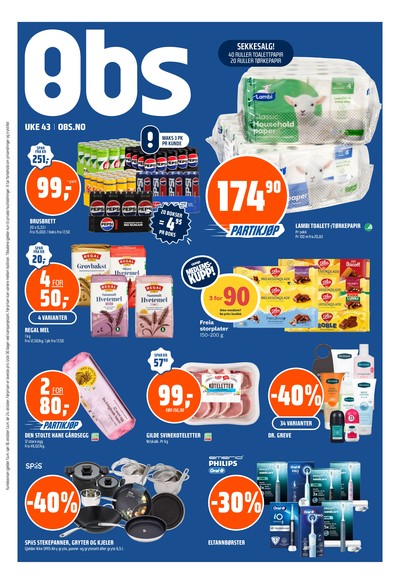 Coop Obs kundeavis i uke 43 side 1