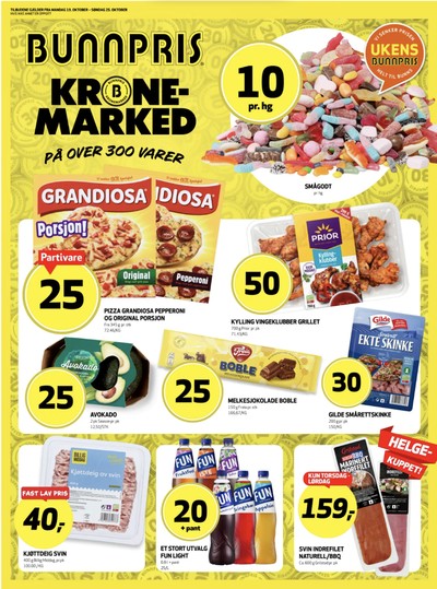 Bunnpris kundeavis i uke 43 side 1
