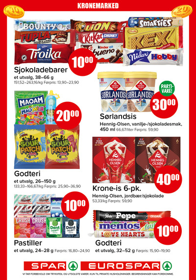 Spar - Eurospar kundeavis i uke 43 side 16