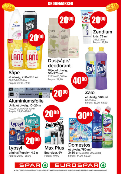 Spar - Eurospar kundeavis i uke 43 side 18