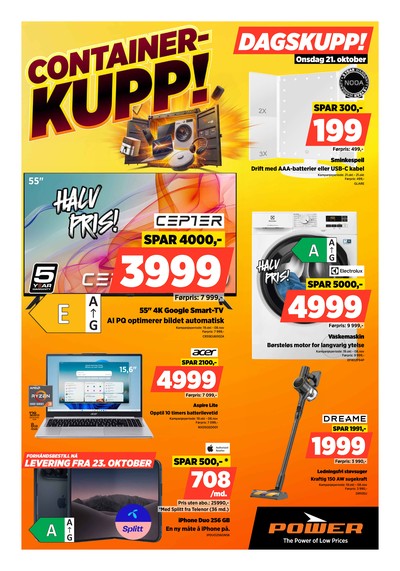 Power kundeavis i uke 43 side 1