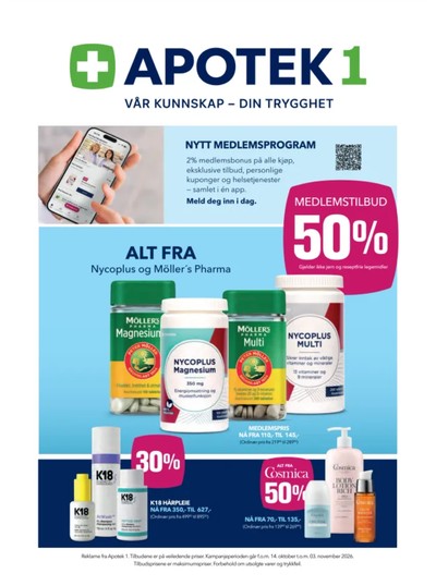 Apotek 1 kundeavis i uke 43 side 1