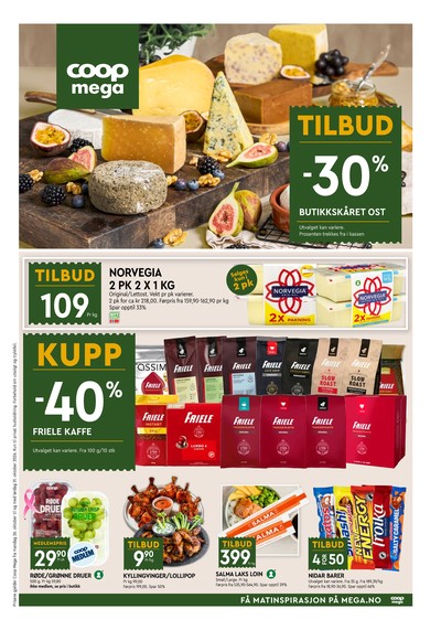 Coop Mega kundeavis i uke 44 side 1