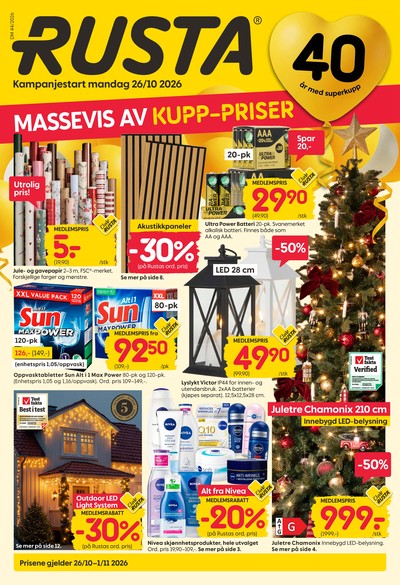 Rusta kundeavis i uke 44 side 1