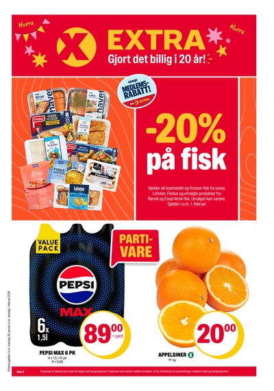 Coop Extra kundeavis gjeldende fra 26/01/26 - 01/02/26
