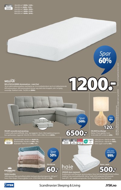 JYSK kundeavis i uke 6 side 17