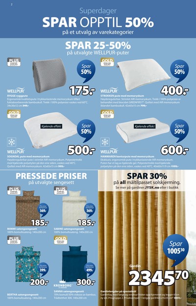 JYSK kundeavis i uke 6 side 3