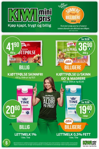 Kiwi kundeavis gjeldende fra 02/02/26 - 08/02/26