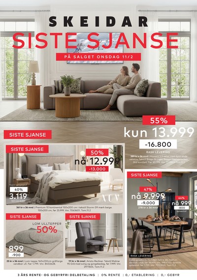 Skeidar kundeavis gjeldende fra 01/02/26 - 11/02/26