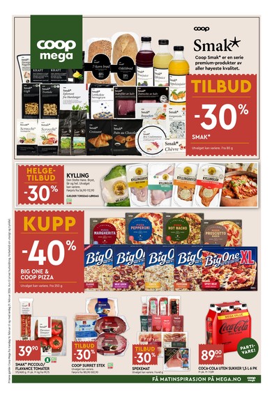 Coop Mega kundeavis gjeldende fra 16/02/26 - 21/02/26