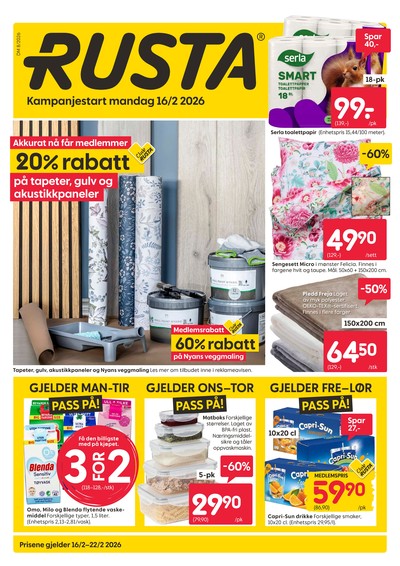Rusta kundeavis i uke 8 side 1