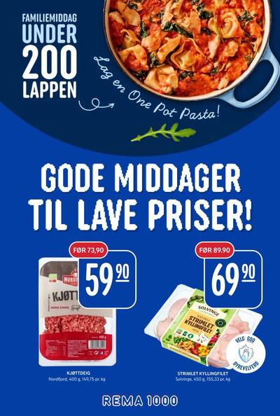 Rema 1000 kundeavis gjeldende fra 16/02/26 - 21/02/26
