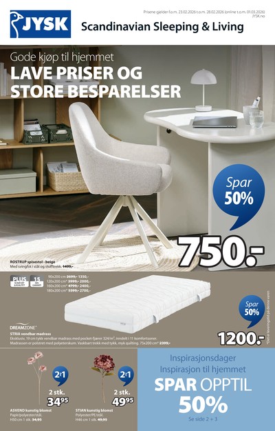 JYSK kundeavis i uke 9 side 2