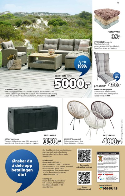 JYSK kundeavis i uke 9 side 16